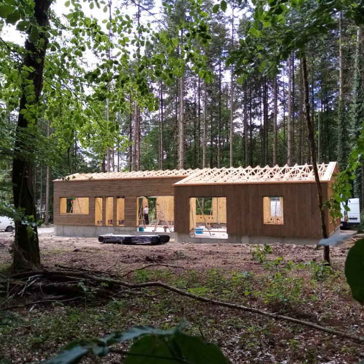 écoconstruction d’une maison en ossature bois